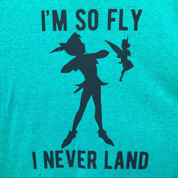 NWOT Disney Peter Pan Neverland Graphic Tee Large - Picture 3 of 7